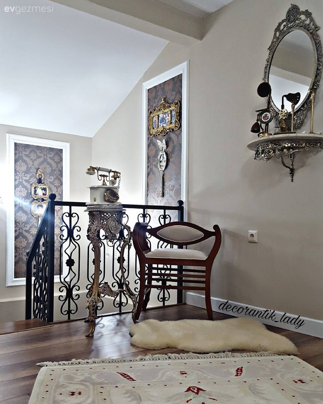 Merdiven, Duvar kağıdı, Duvar dekorasyonu