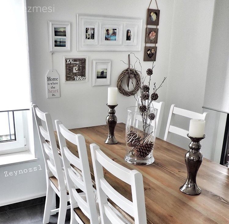 Ahşap Mobilya, Duvar kağıdı, Yemek Odası