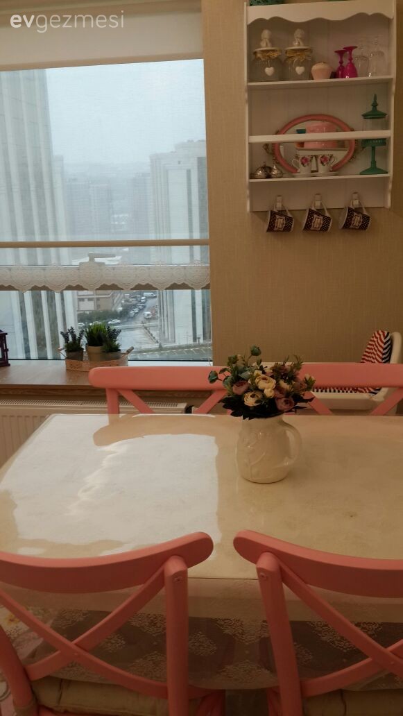 Mutfak, Mutfak masası, Pembe, Terek