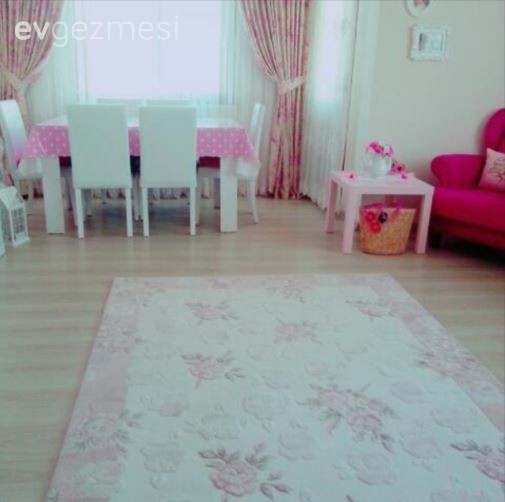 Duygu hanımın yumuşak tonlarda zarif ve tatlı evi..