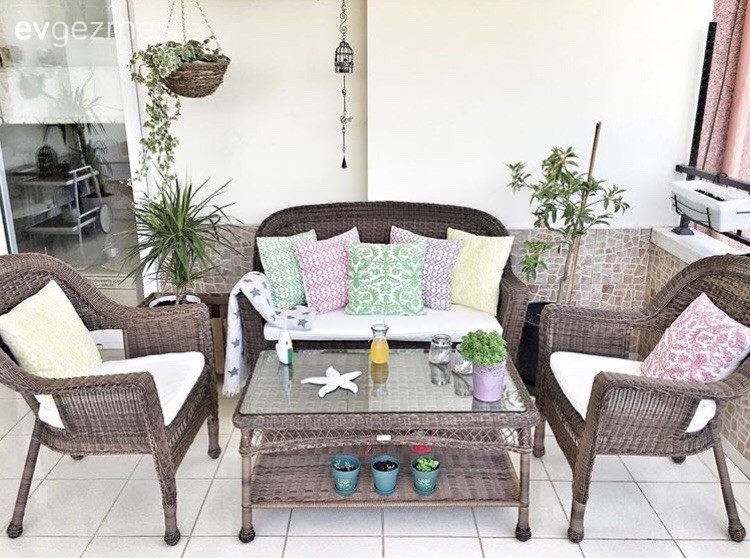 Balkon, Balkon oturma grubu