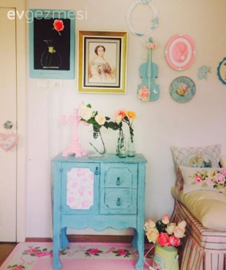 Duvar dekorasyonu, Mobilya boyama, Sehpa