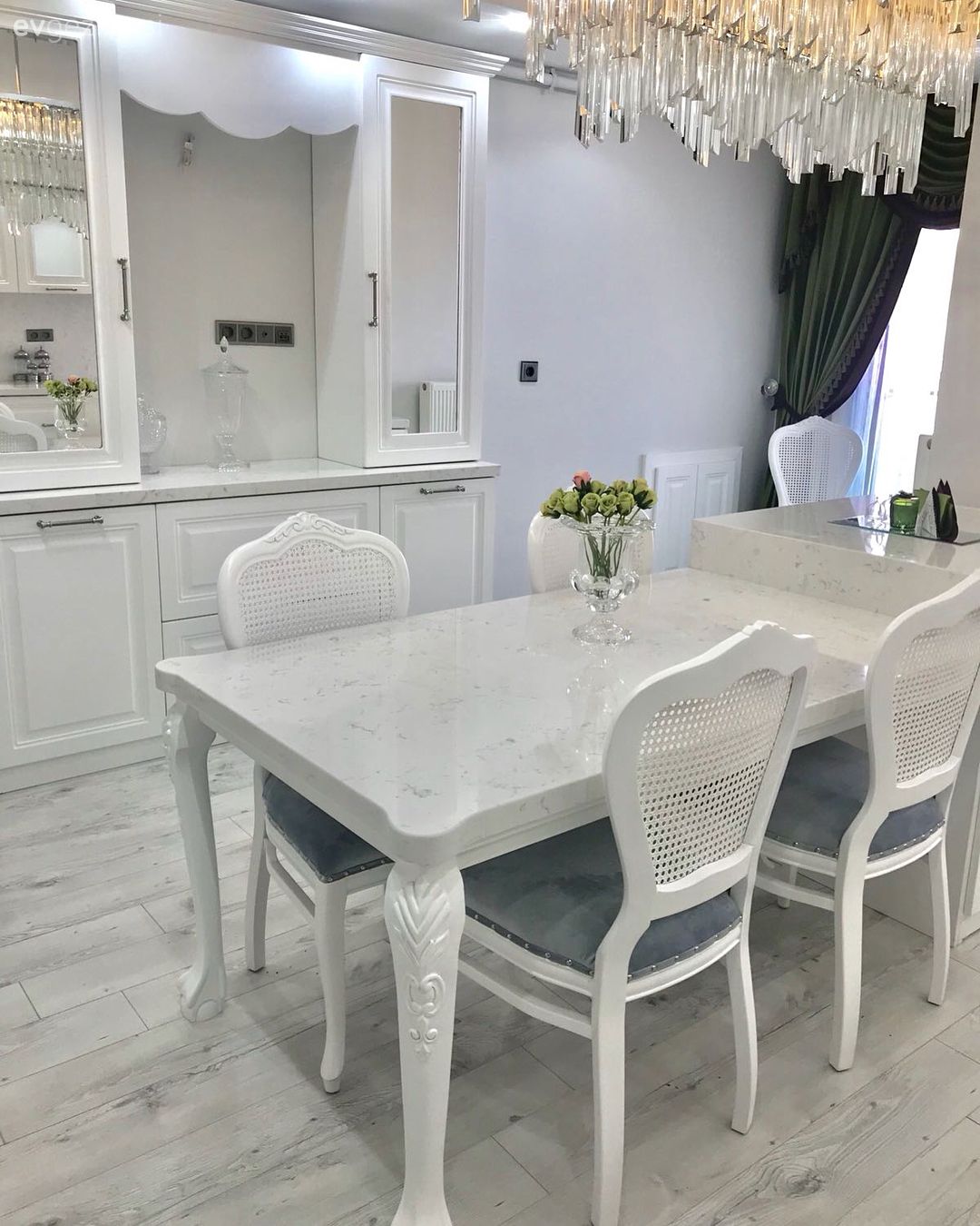 Mutfak masası, Beyaz mutfak, Mutfak, Avize