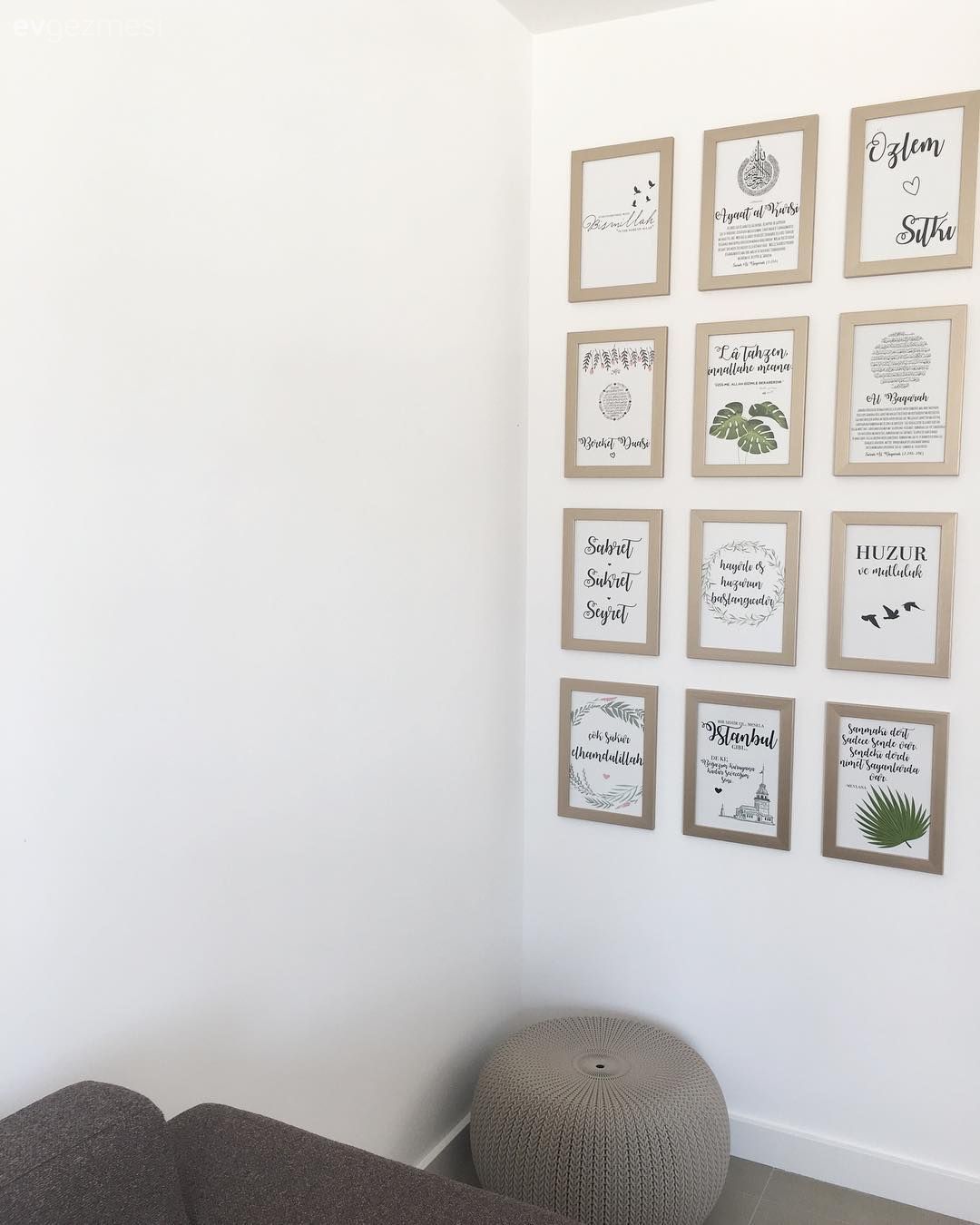 Altın, Duvar dekorasyonu, Kendin Yap