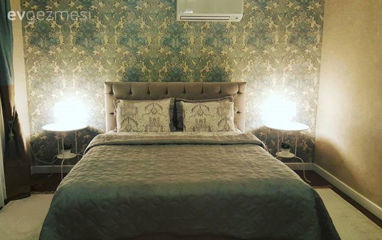 Duvar kağıdı, Yatak Odası, Yatak örtüsü