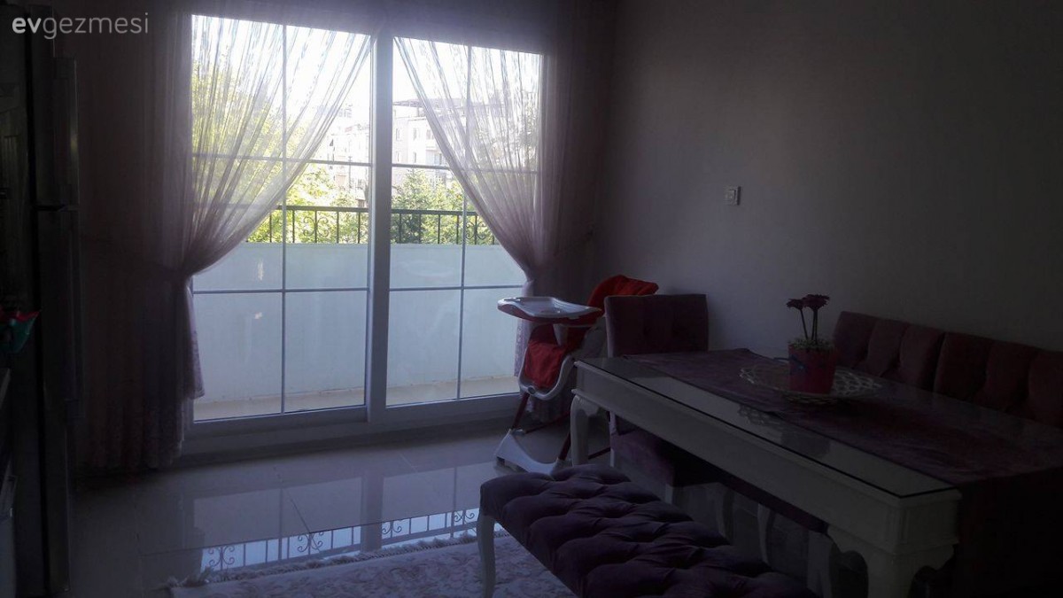 Mutfak, Mutfak masası, Pembe, Perde