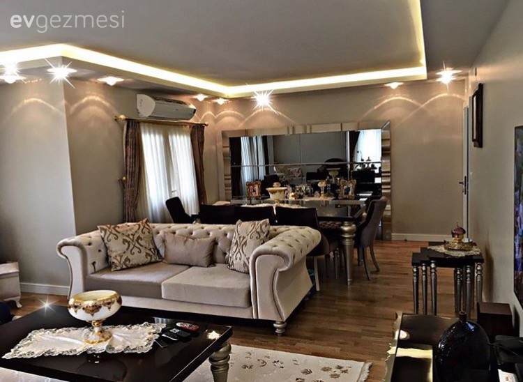 Klasik ve modernin harmanı, göz alıcı bir ev: Mihriban hanımın evi..