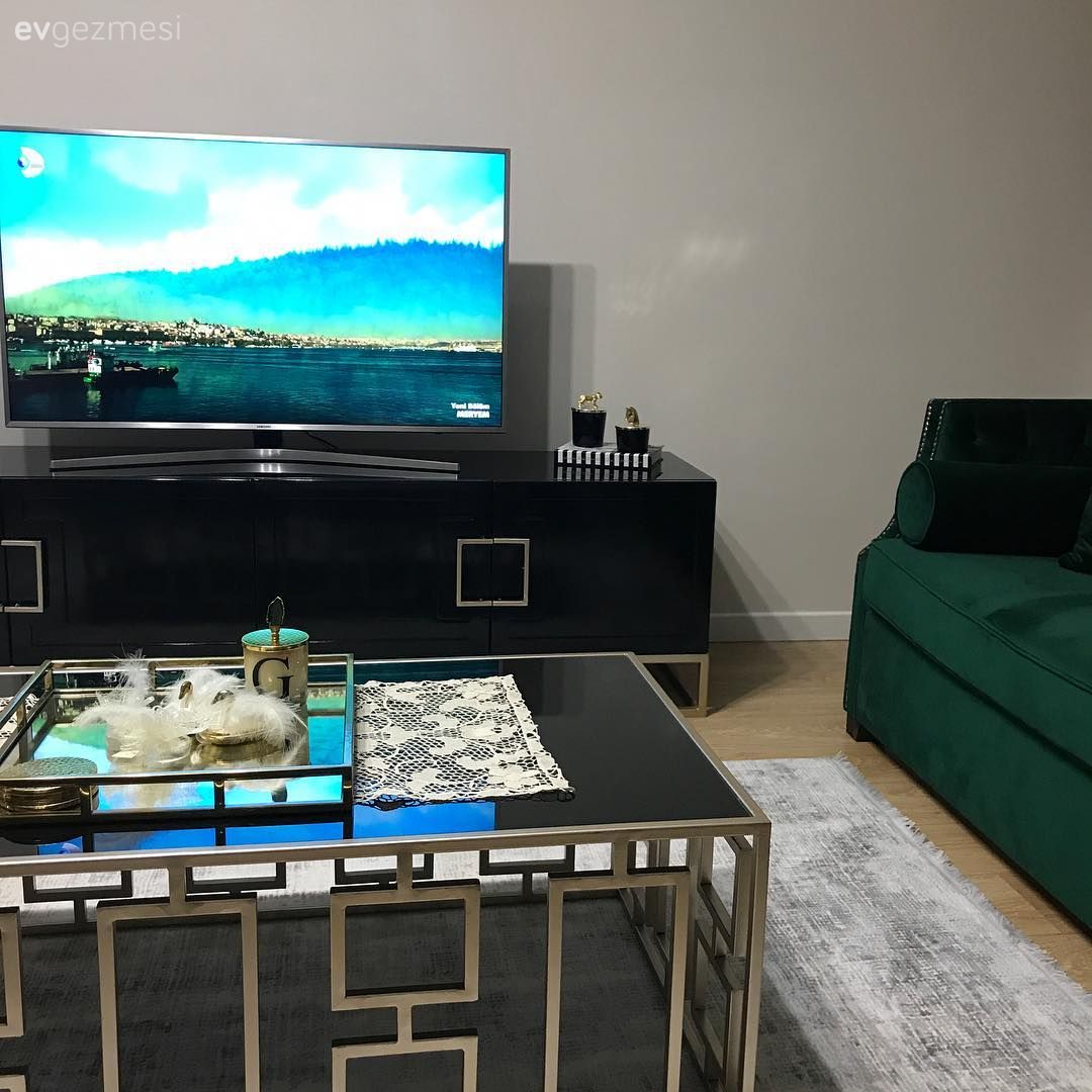 Salon, Metal ayaklı sehpa, Tv ünitesi