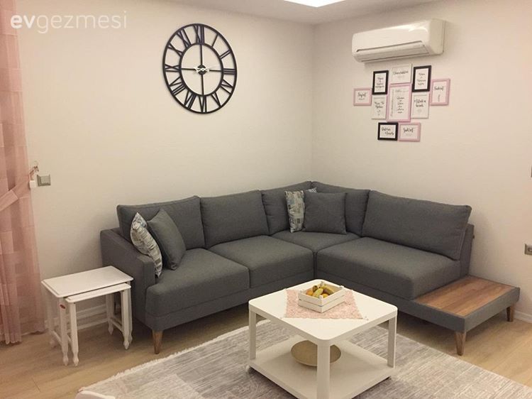 Biraz sade, biraz cıvıl cıvıl. Pınar hanımın evinden..