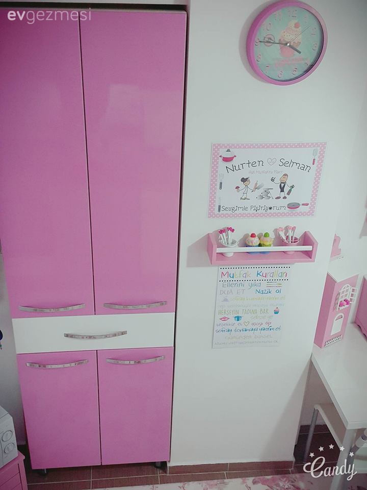 Mutfak, Mutfak aksesuarları, Pembe