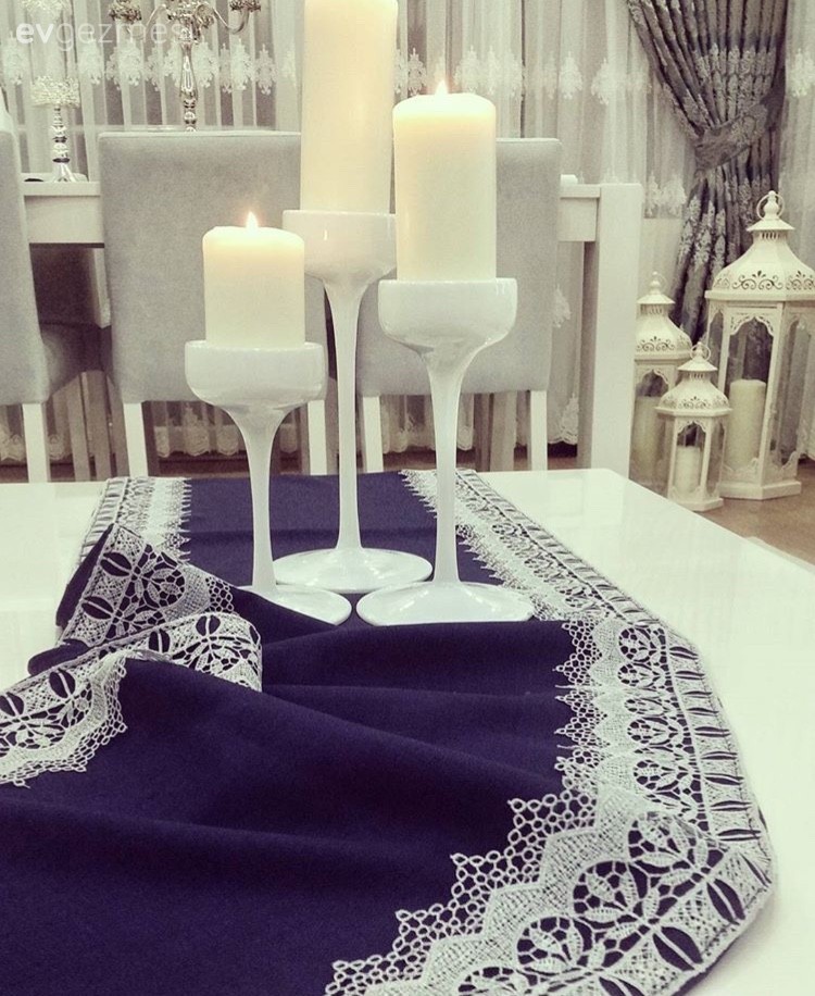 Elif hanımın serin renklerde şık ve dingin evi..