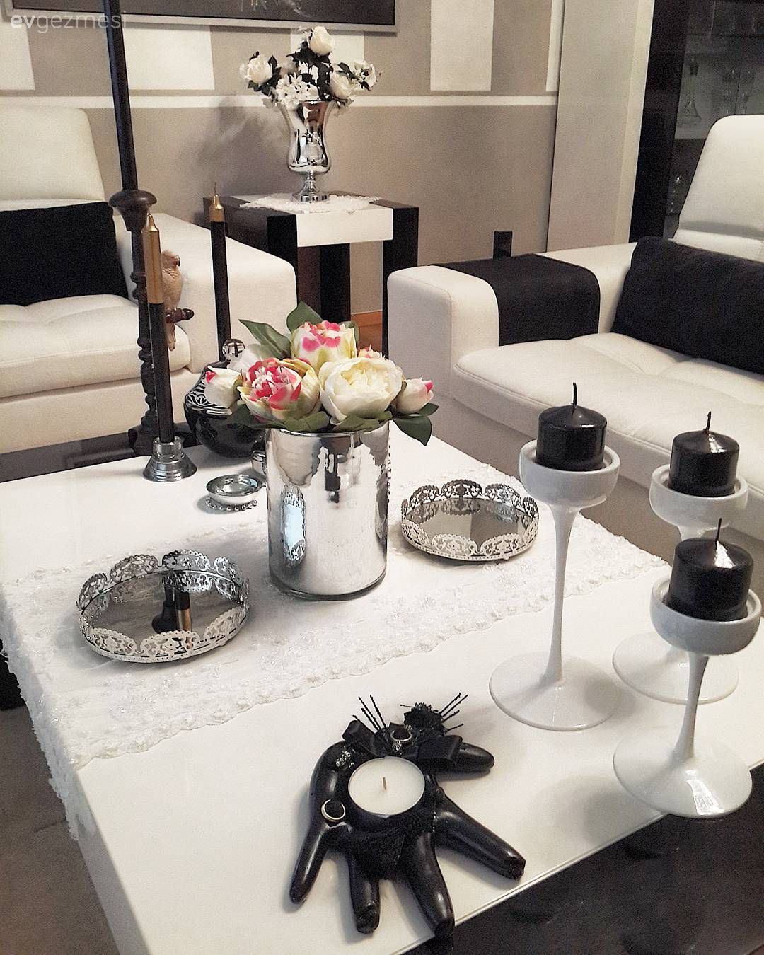 Dekoratif Objeler, Salon, Siyah