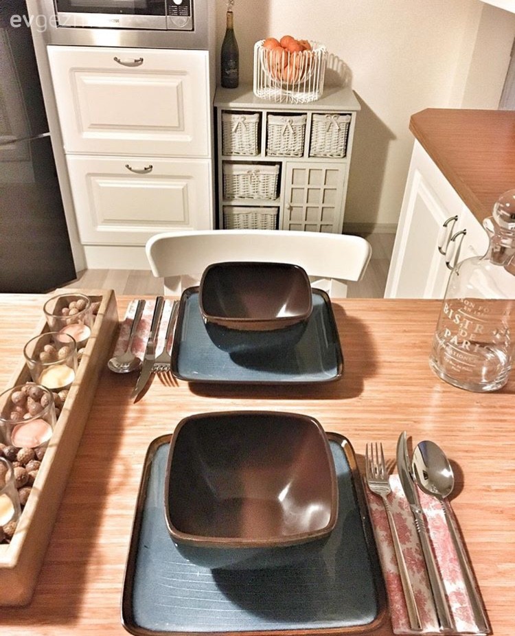 Country mutfak, Mutfak, Sunum