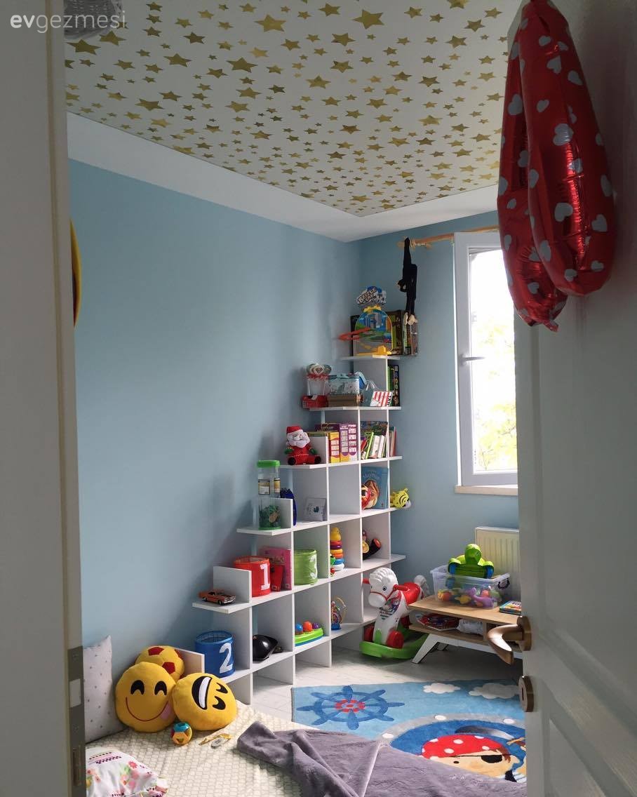 Asma tavan, Çocuk Odası, Mavi