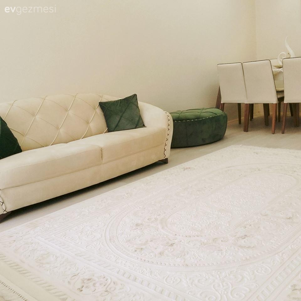 Gamze hanımın evinde romantik ve hareketli bir dekor..