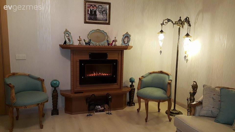 Berjer, Dekoratif Objeler, Lambader, Salon, Şömine, Aydınlatma