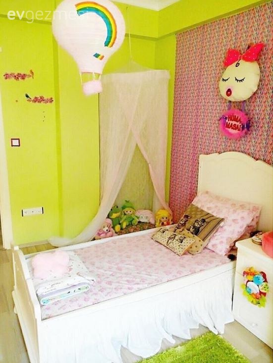 Dilara hanımın tatlı ve enerjik evi..