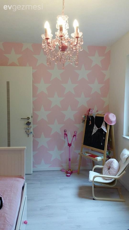 Çocuk Odası, Duvar kağıdı, Pembe