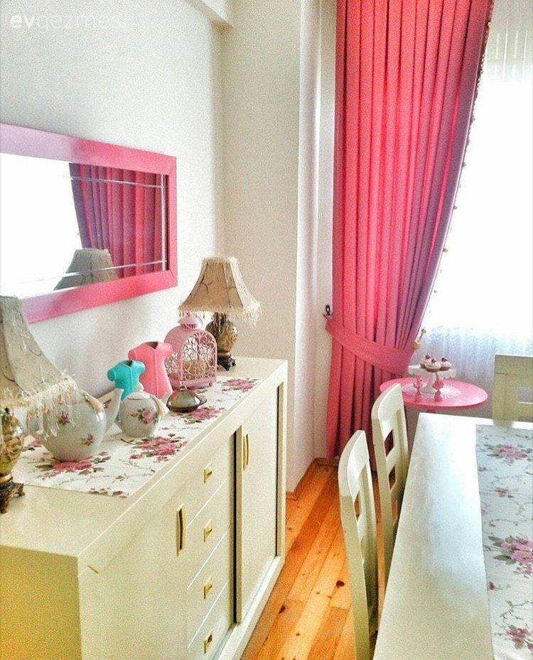 Ayna, Konsol, Pembe, Yemek Odası