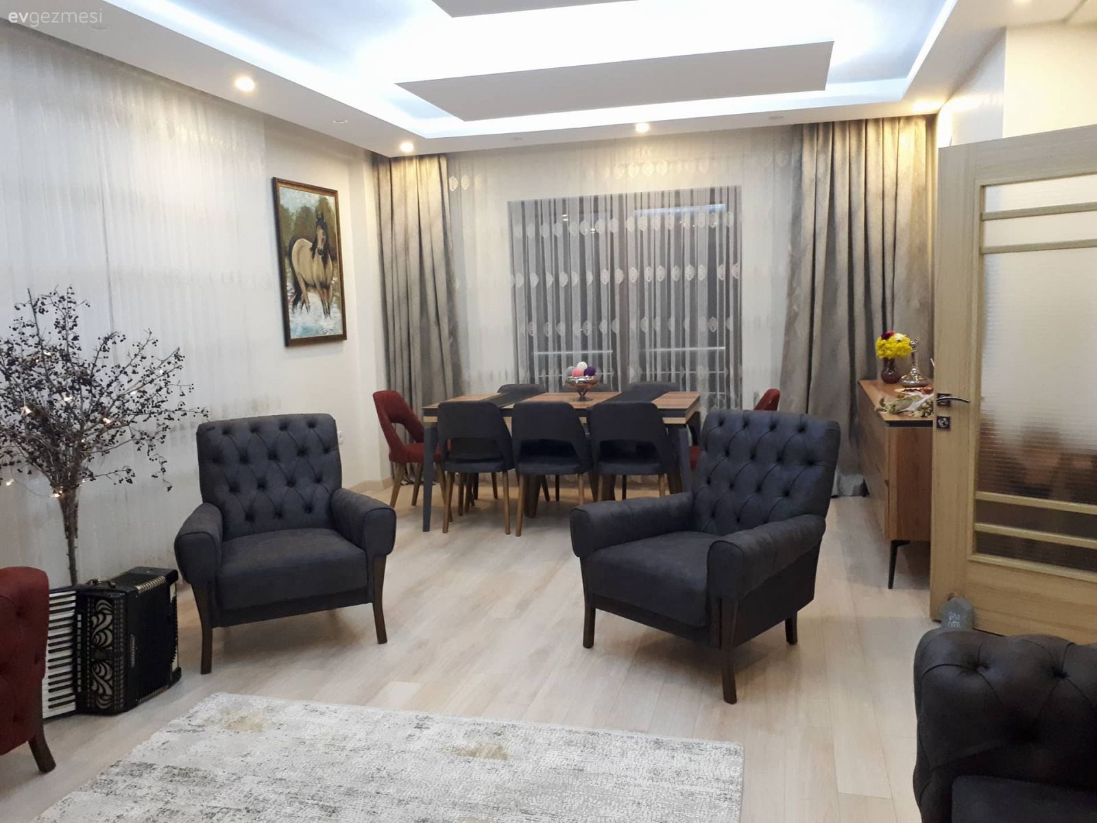 Salon, Yemek Odası, Berjer, Halı