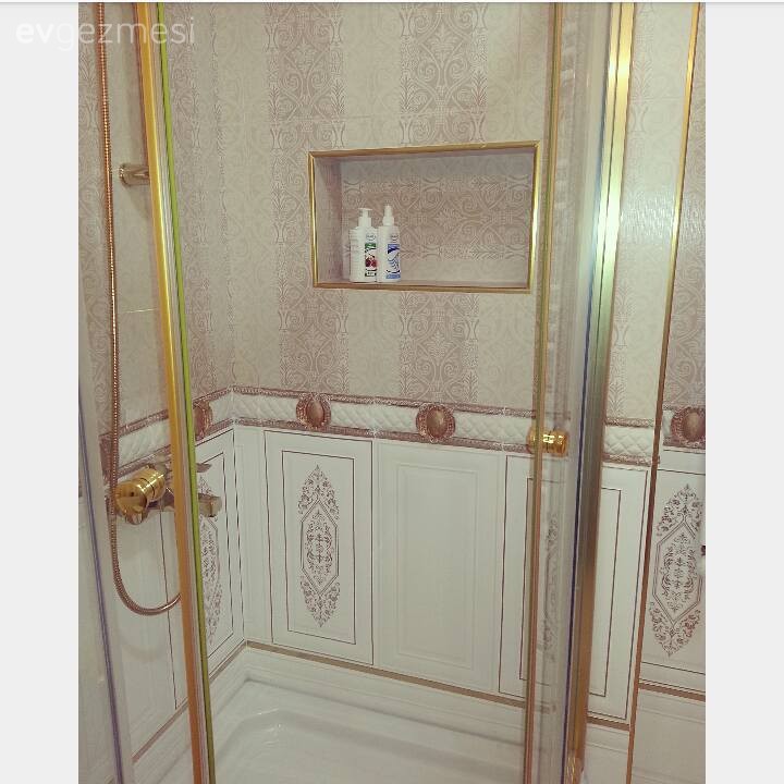 Klasik ve göz alıcı bir dekor: Hülya hanımın banyo dekoru..
