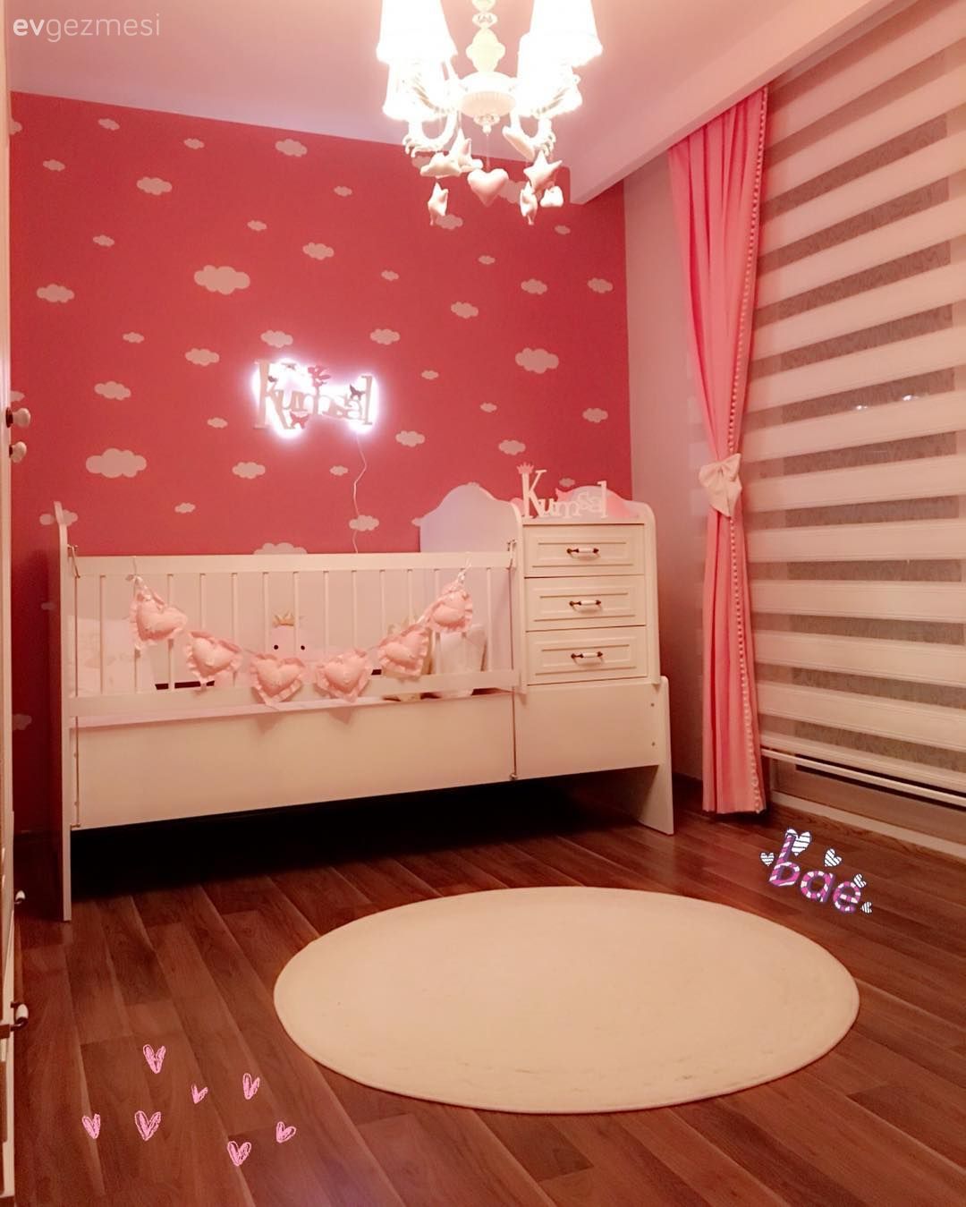 Çocuk Odası, Pembe, Duvar kağıdı