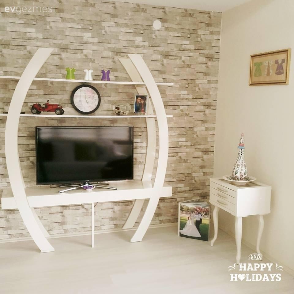 Duvar dekorasyonu, Salon, Tv ünitesi