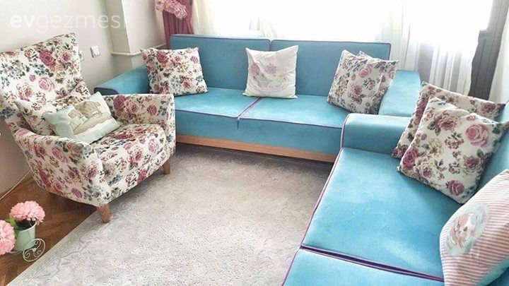 Meryem hanım pastel tonlardaki genç ve dinamik evi