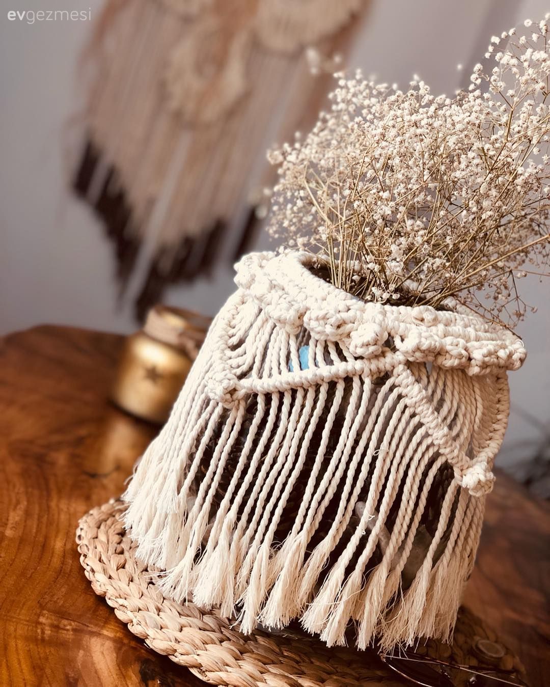 Modern makromelerle evinize doğal ve nostaljik dokunuş. Merve hanımdan ilham veren projeler..