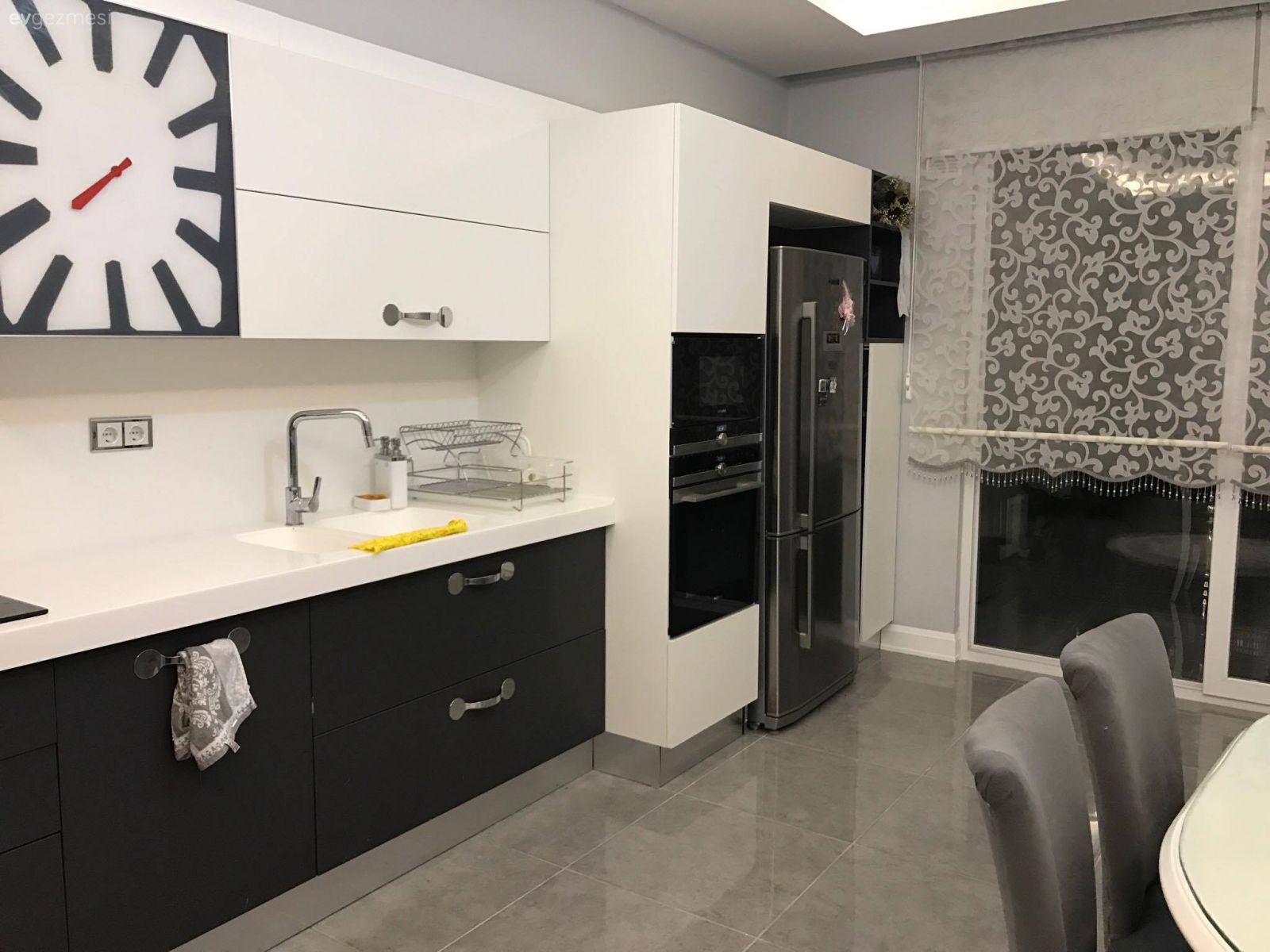 Duvar saati, Modern mutfak, Mutfak