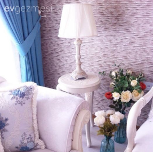 Aydınlatma, Çiçekler, Mavi, Salon