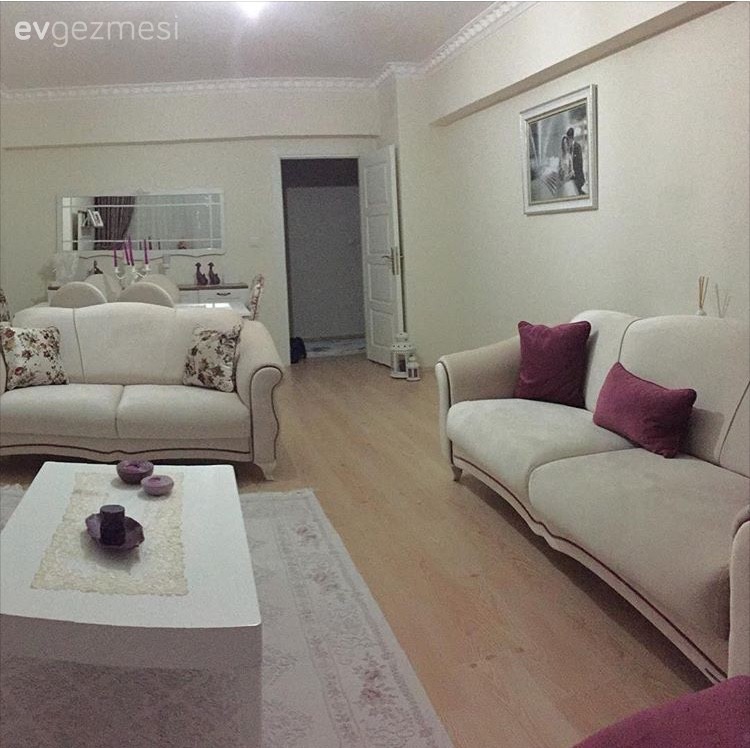 Bordo, Halı, Salon, Sehpa