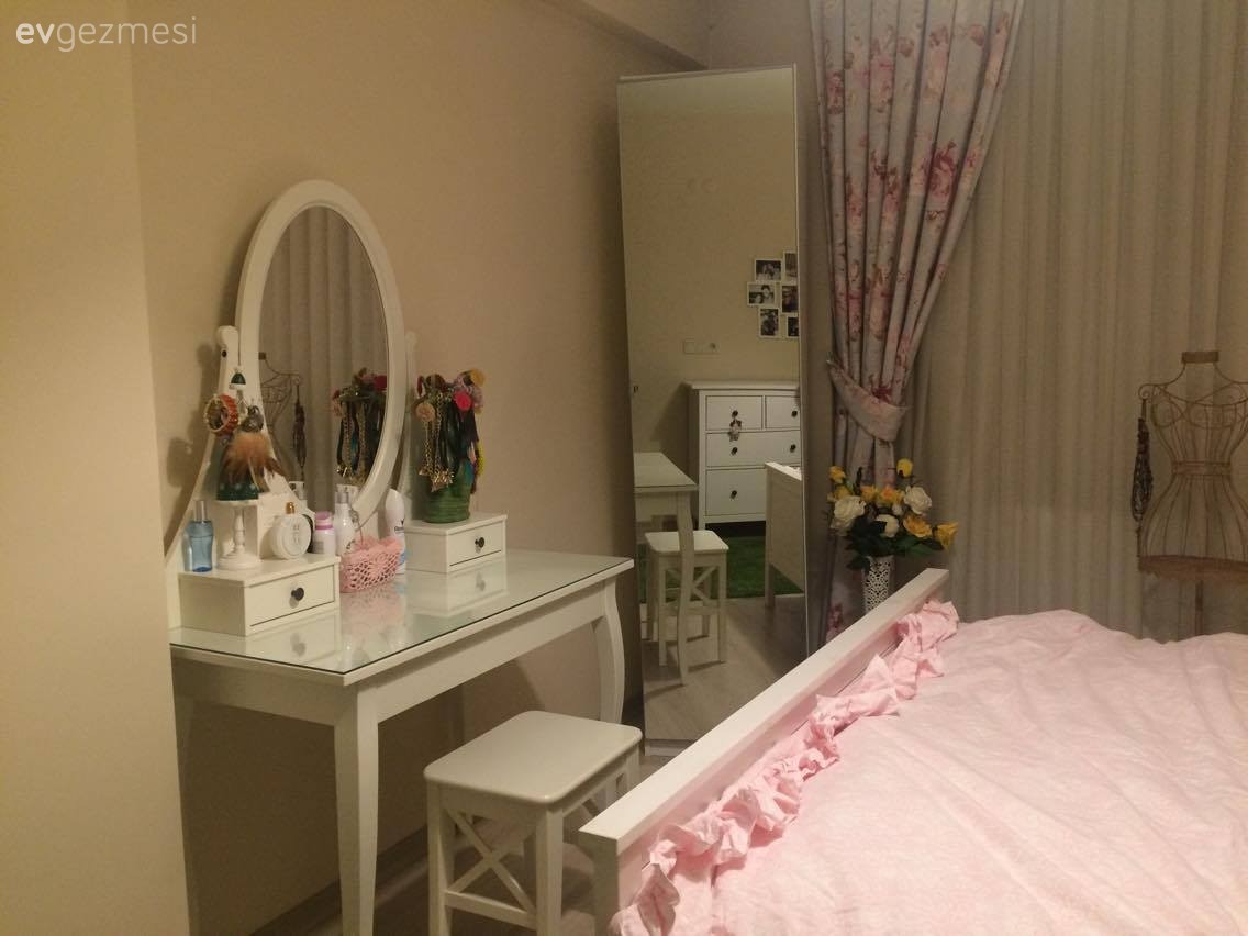 Fon perde, Ikea, Yatak Odası, Perde