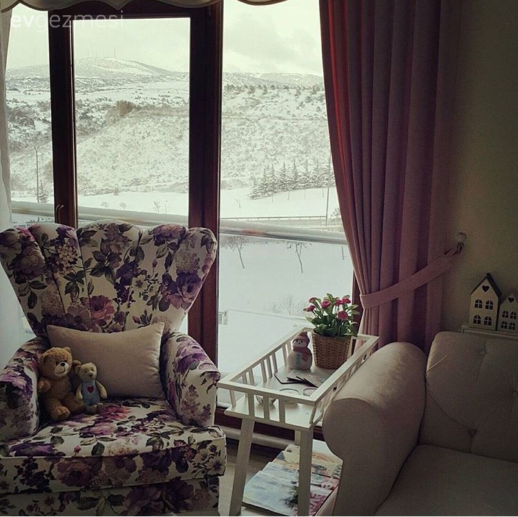 Berjer, Fon perde, Perde, Salon