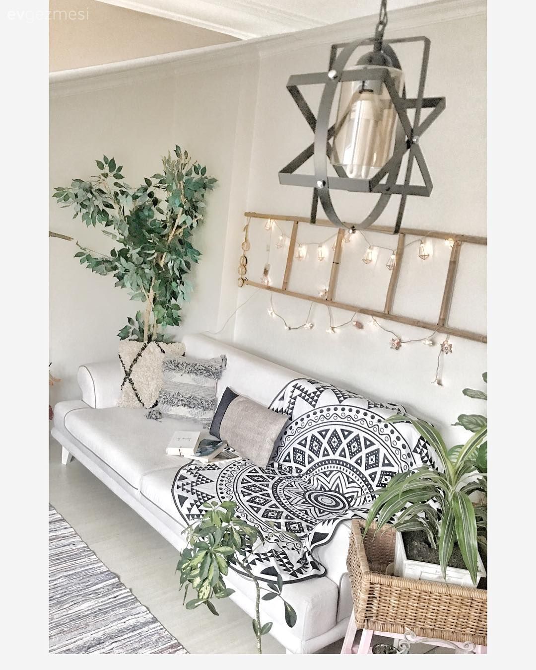 Oturma Odası, Koltuk örtüsü, Ev bitkisi, Dekoratif merdiven, Kendin Yap, Avize, Oturma odası avizesi, Kırlent