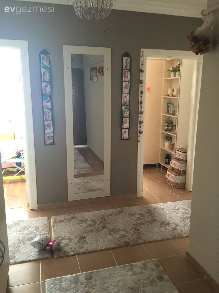 Seçil hanımın konforu ön planda tutan modern dekoru..