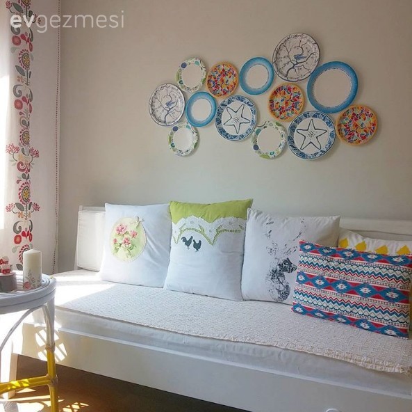 Nagehan hanımın her köşesinde emeği olan evi..