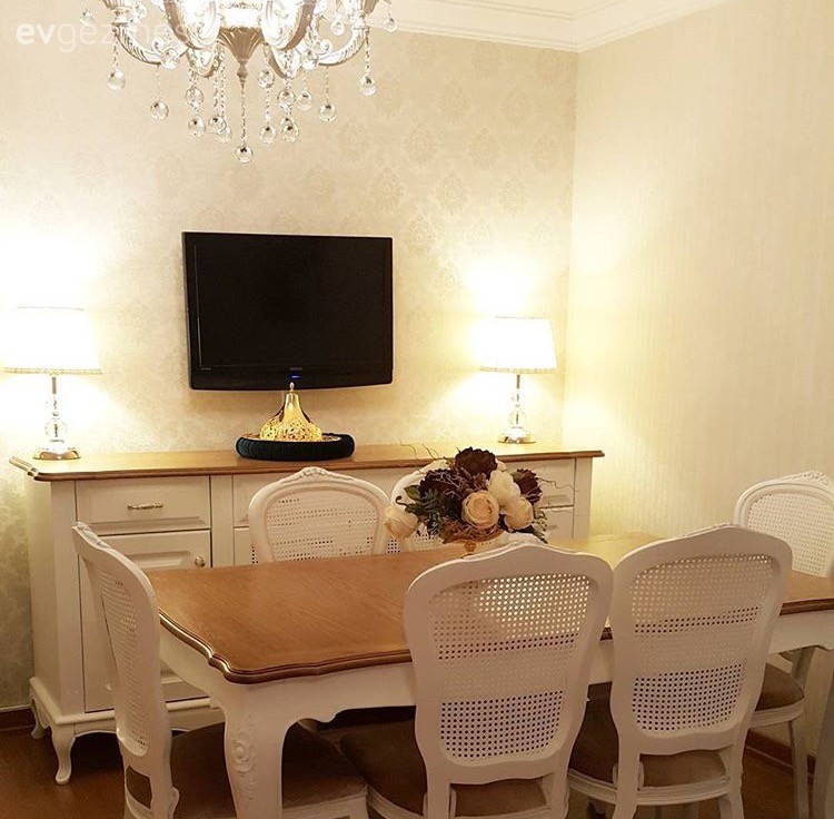 Abajur, Ahşap Mobilya, Aydınlatma, Konsol, Salon, Yemek Odası