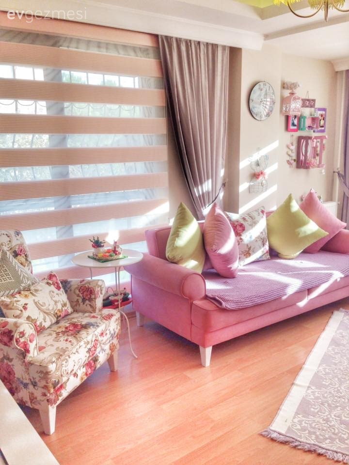 El emeği objelerle Gözde hanımın cıvıl cıvıl evi..