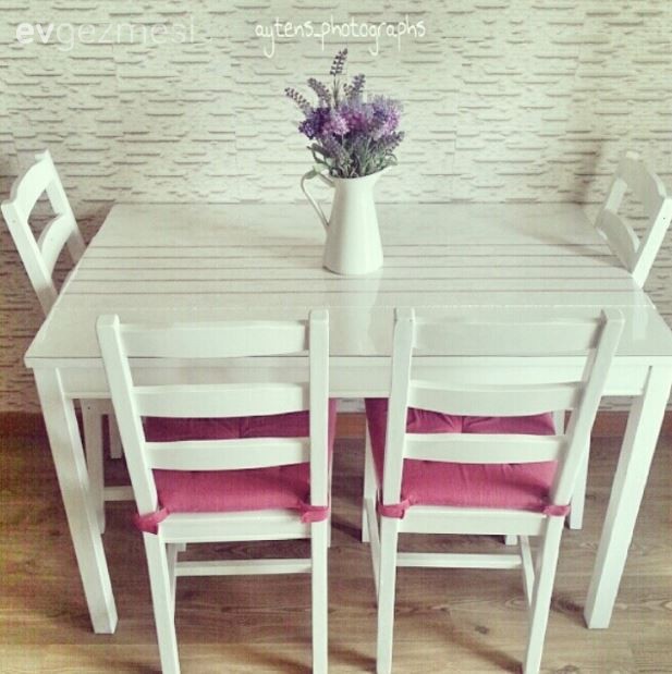 Duvar kağıdı, Ikea, Yemek Odası