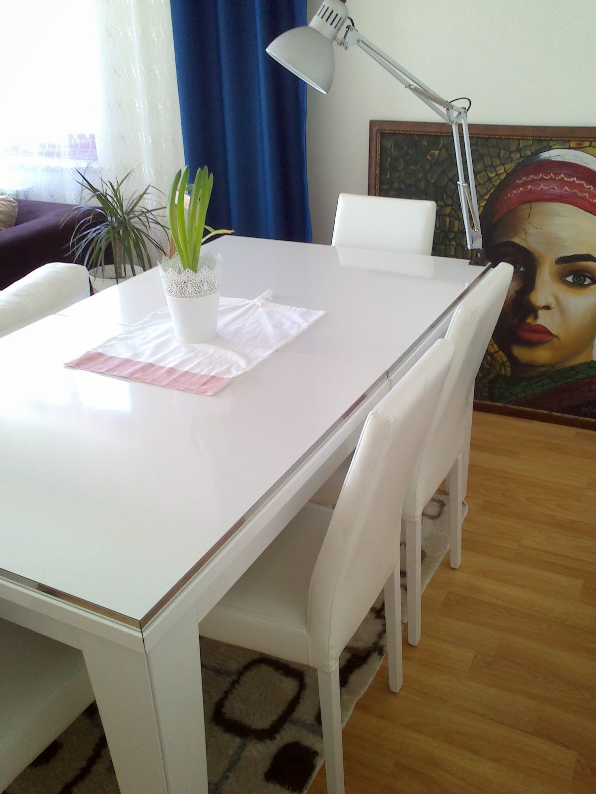 Beyaz, Salon, Yemek Odası