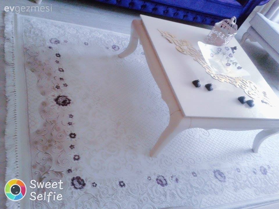 Elif hanımın klasik stilde, şık salon dekoru.