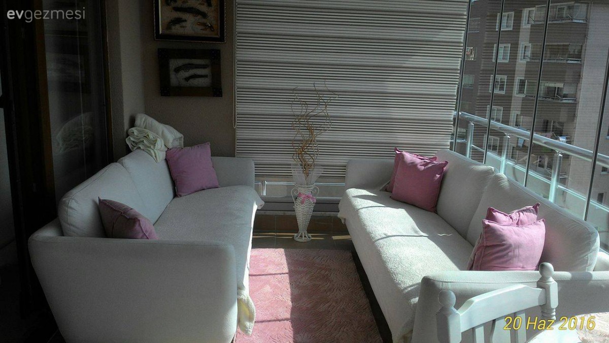 Balkon, Beyaz, Pembe