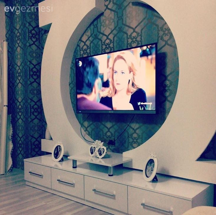Duvar kağıdı, Oturma Odası, Tv ünitesi