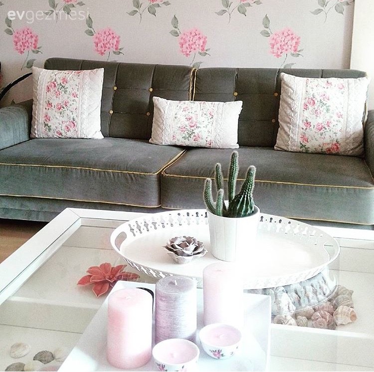 Duvar kağıdı, Salon, Sehpa, Yeşil