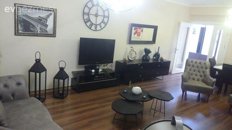 Salon, Duvar saati, Fener, Siyah, Metal duvar saati, Orta sehpa, Berjer