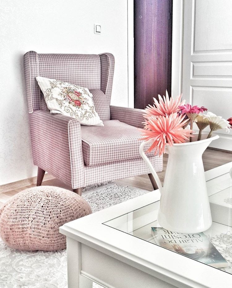 Berjer, Mor, Orta sehpa, Oturma Odası