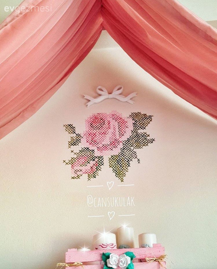 Duvar dekorasyonu, Yatak Odası