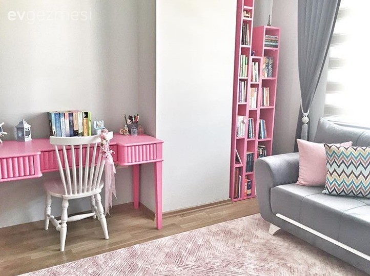 Gri, Oturma Odası, Pembe