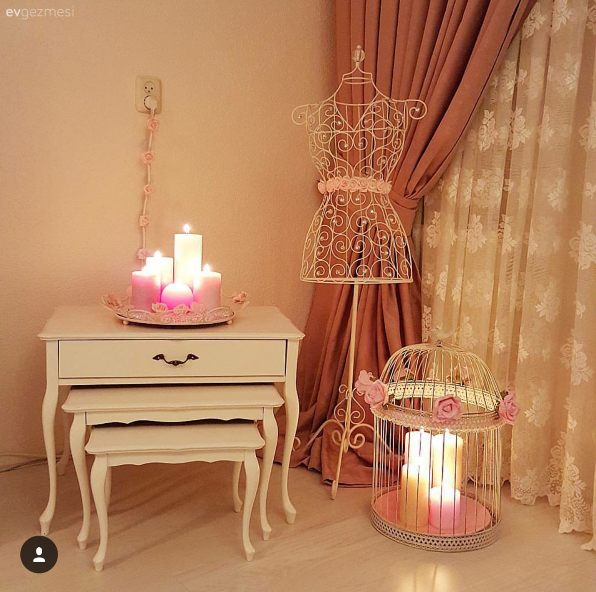 Fon perde, Sehpa, Perde